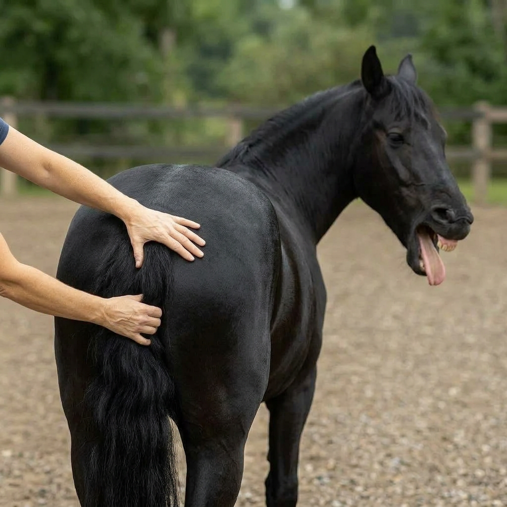 Many horses hold tension in this often overlooked spot.